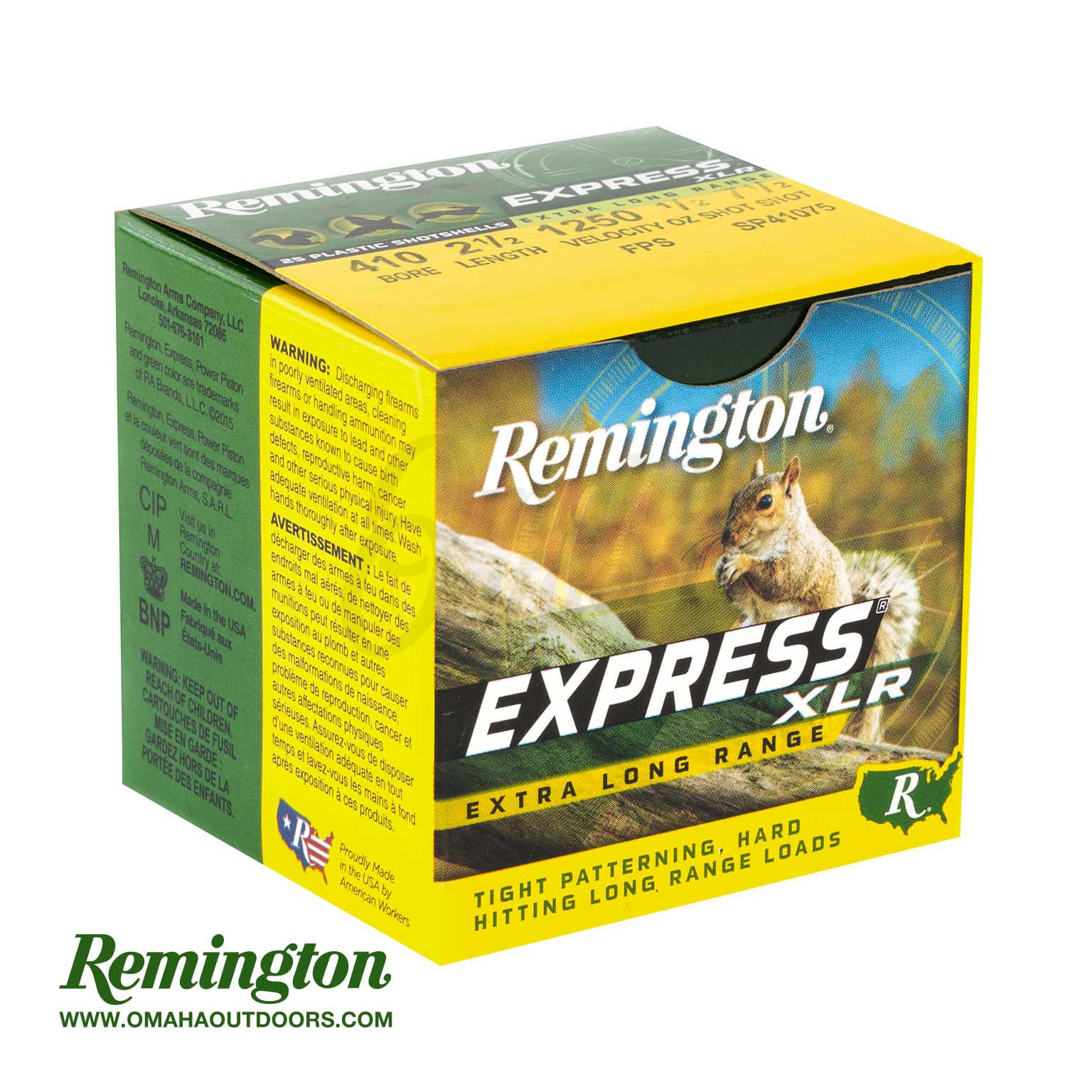 Remington Express XLR Ammo 410 Bore 2.5