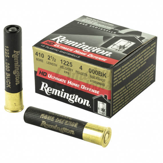 Remington HD Ultimate Defense Ammo 410 2 1/2 000 Buckshot 15 Rounds ...