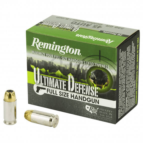 Remington Ultimate Defense 45 ACP 230 Grain 20 Rounds - Omaha Outdoors