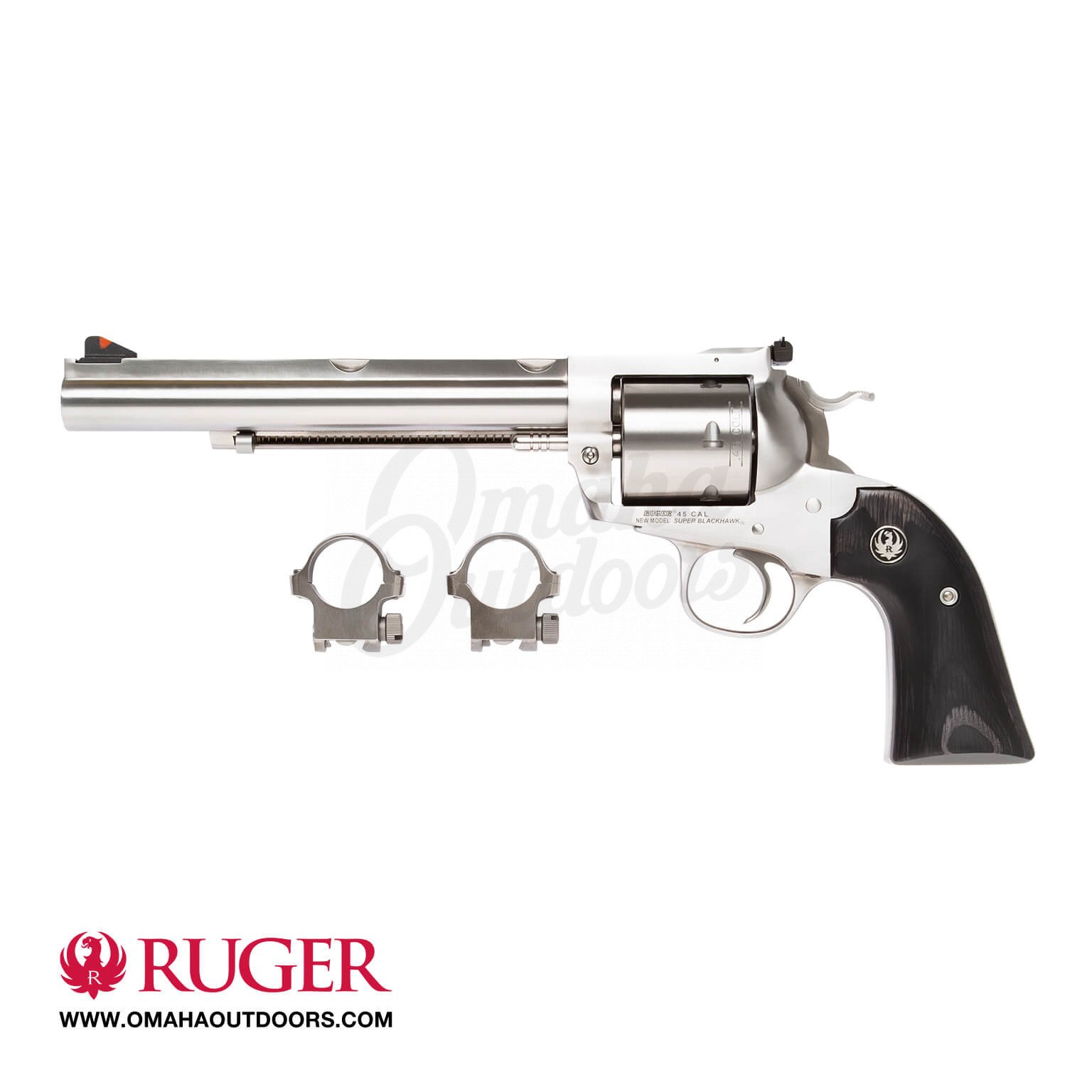 Ruger Super Blackhawk Bisley Hunter 45 Colt Revolver 7 5 Pistol 0866