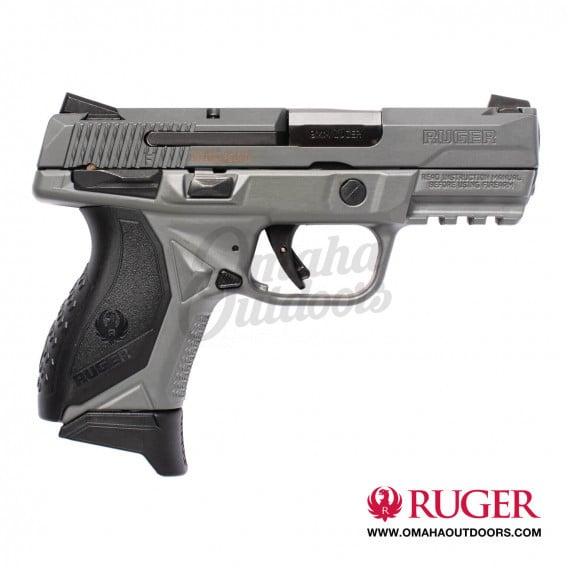 Ruger American Compact 12 17 Rd 9mm Gray Pistol Omaha Outdoors 9254