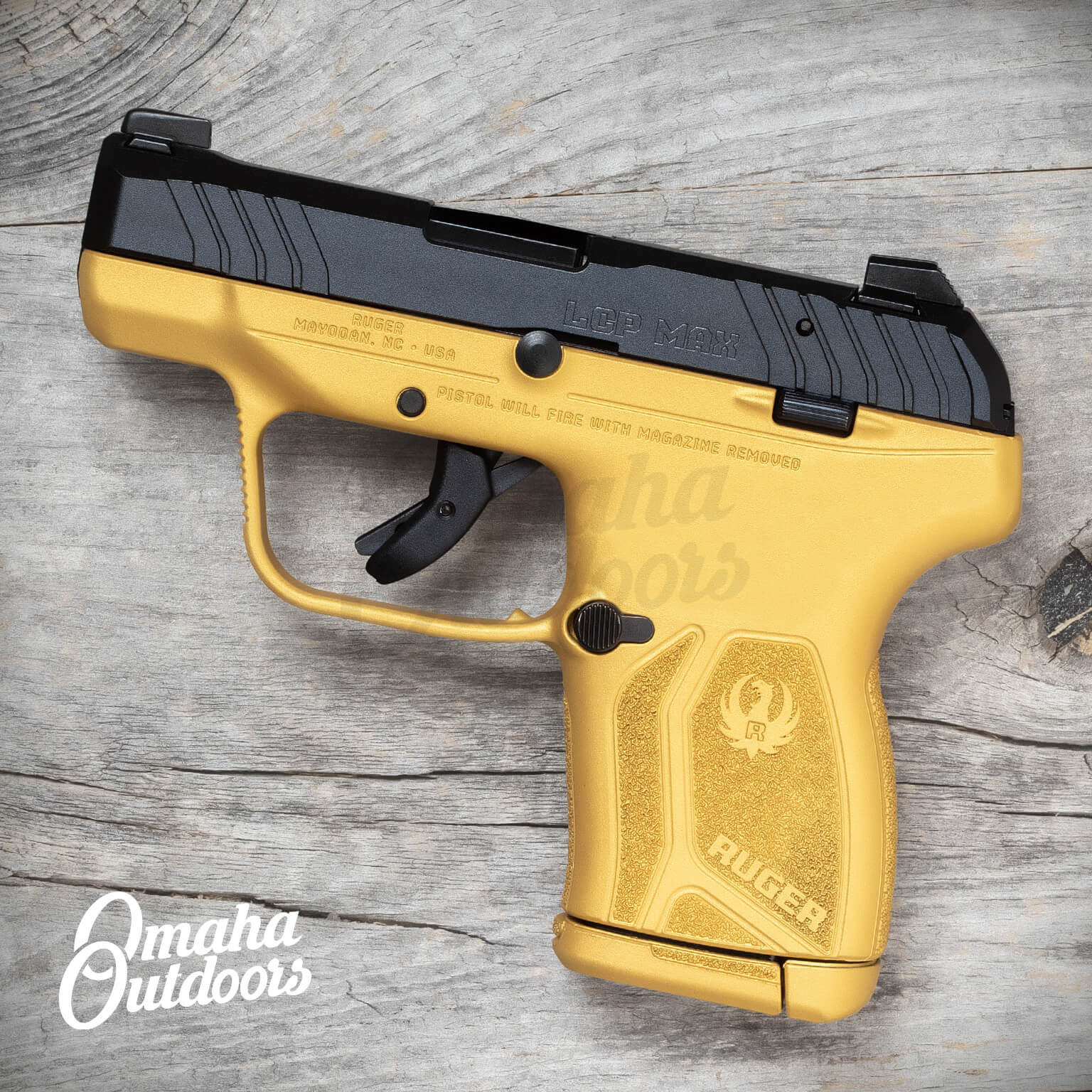 676538009855 Ruger LCP MAX Gold - Omaha Outdoors