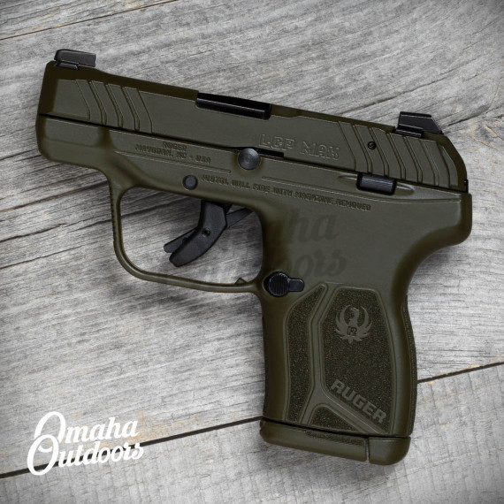 Ruger LCP MAX Full OD Green - Omaha Outdoors