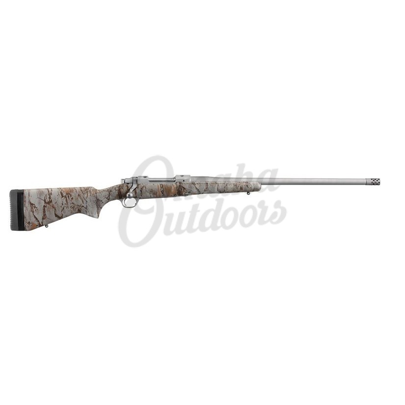 Ruger Hawkeye FTW Hunter Natural Gear Camo Rifle 3 RD 375 Ruger 22 ...