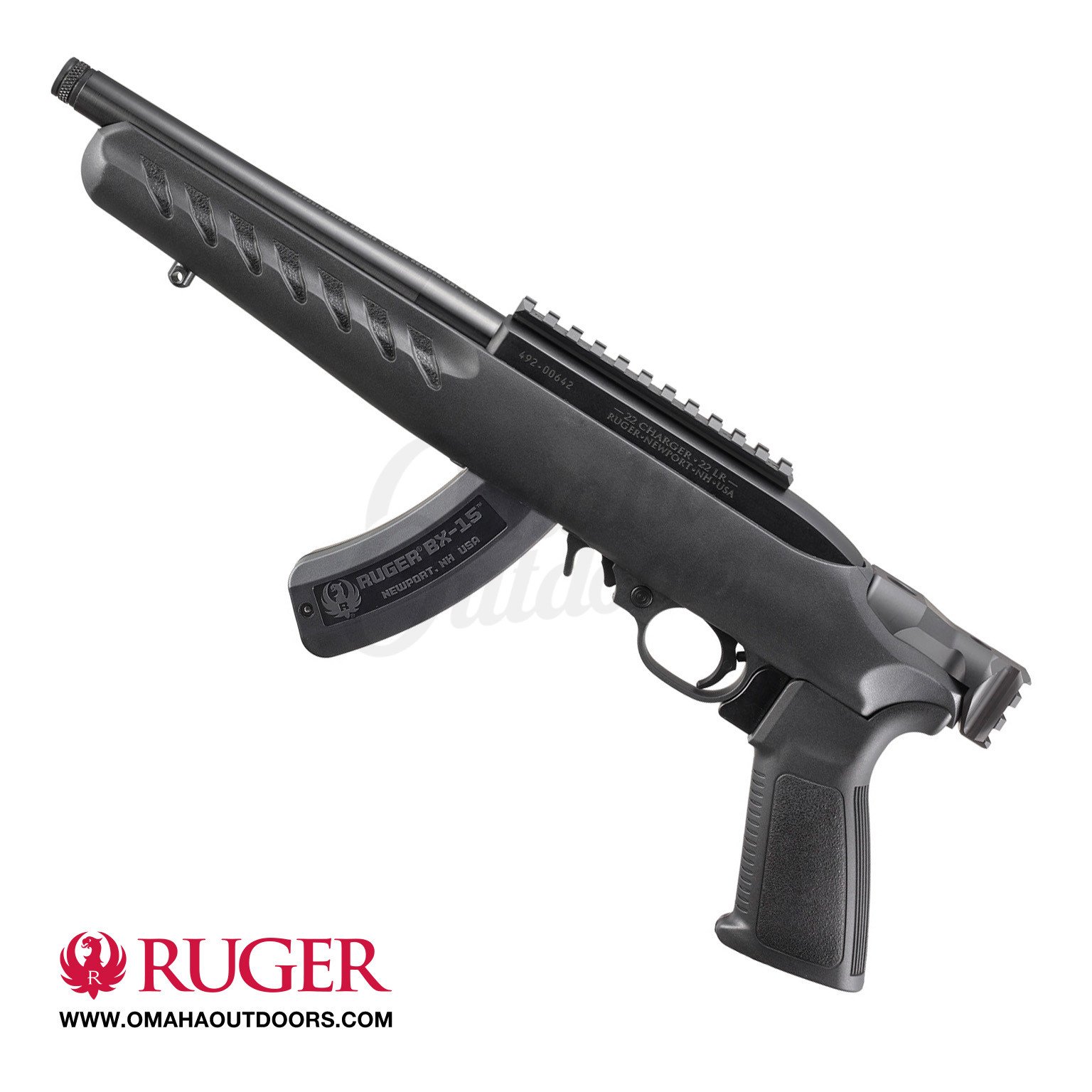 Ruger 22 Charger With Picatinny Rail Brace Mount 22lr In Stock