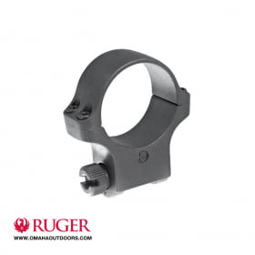Ruger® 6B30HM 30mm SINGLE Steel EXTRA-HIGH Scope Ring Matte Black 90323 