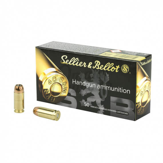 Sellier & Bellot 40 S&W 180gr JHP 50 Rounds - Omaha Outdoors