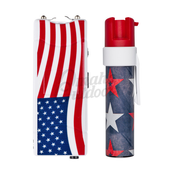 Sabre Stun Gun and Pepper Spray American Flag Omaha Outdoors