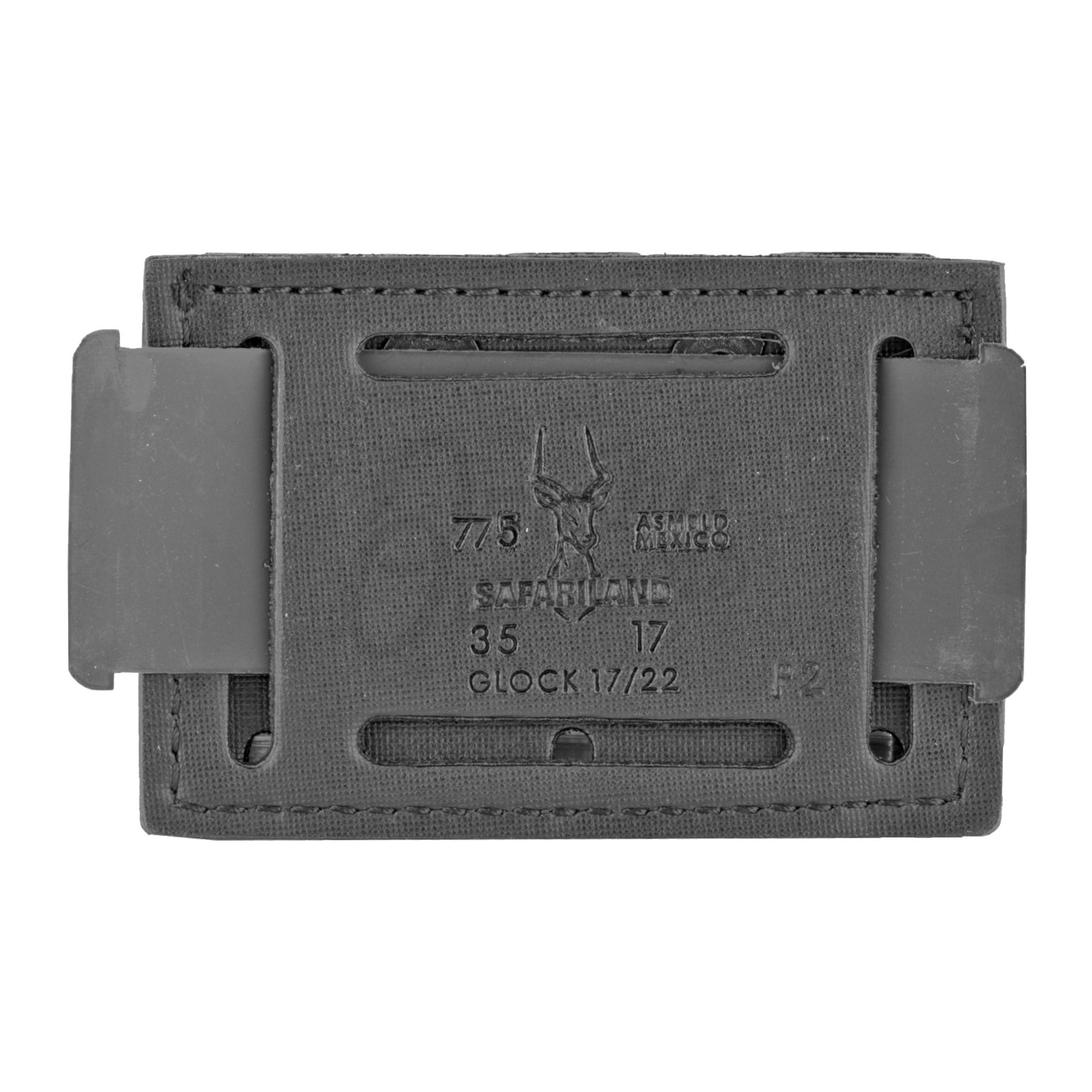 Safariland 775-83-41 Open Top Triple Mag Pouch STX Plain For Glock 17/19/22