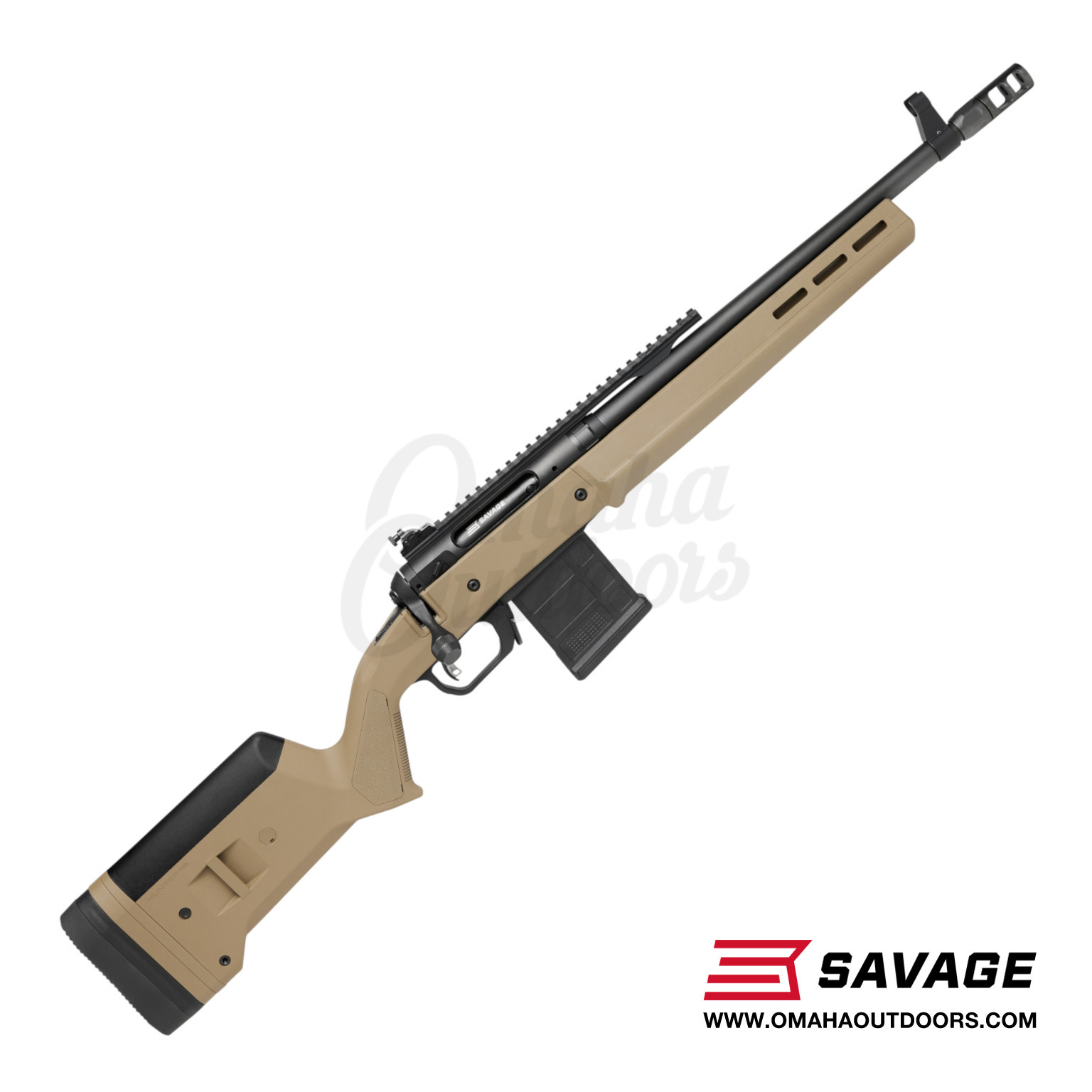 Savage 110 Magpul Scout 308 FDE - Omaha Outdoors