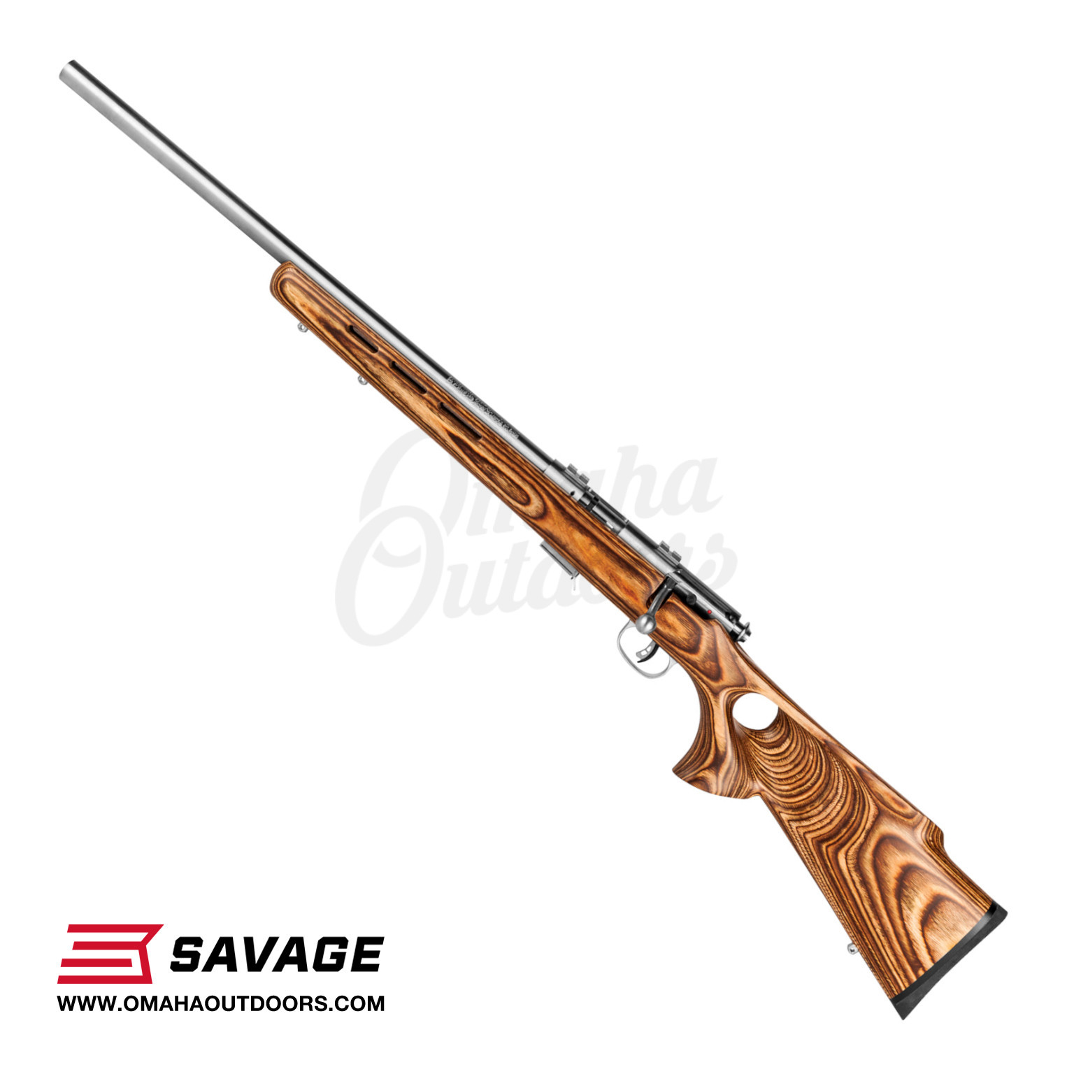 96210 Savage 93R17 BTVSS Left Handed Omaha Outdoors