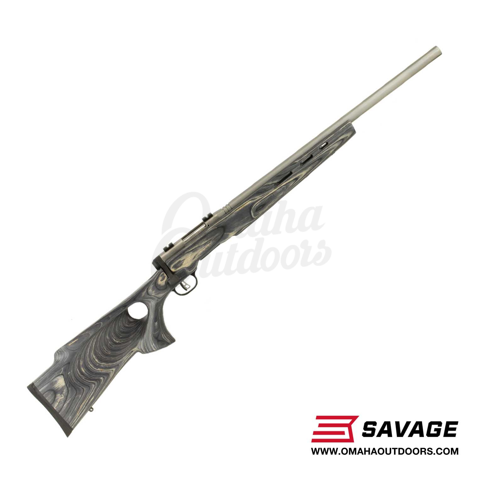 Savage B-Mag Target Stainless Thumbhole .17 WSM - Omaha Outdoors