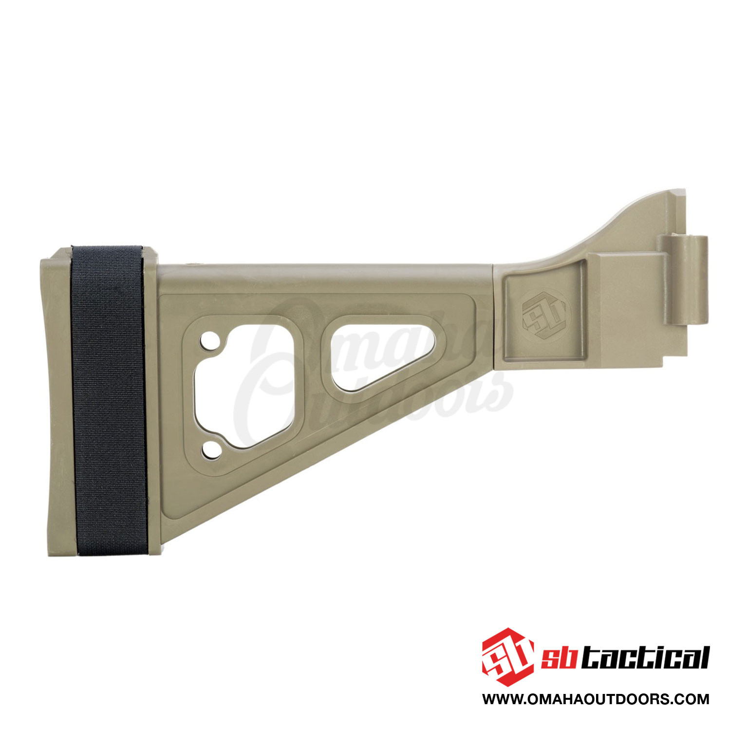 SB Tactical SBTI FDE Pistol Stabilizing Brace - Omaha Outdoors