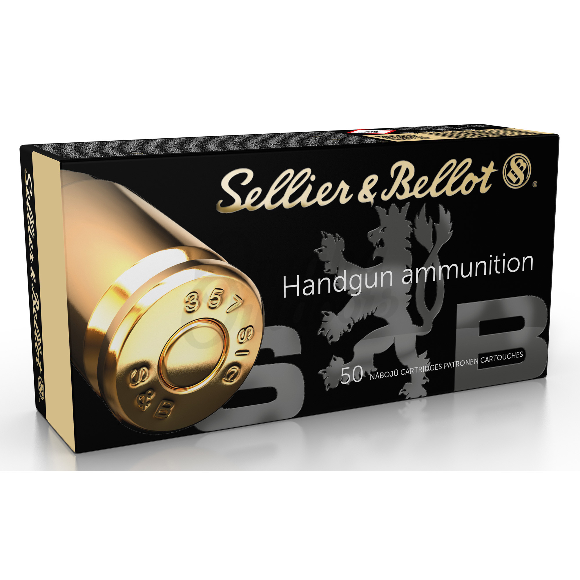 Sellier & Bellot 357 SIG Ammo 124 Grain JHP Round Box - Omaha Outdoors