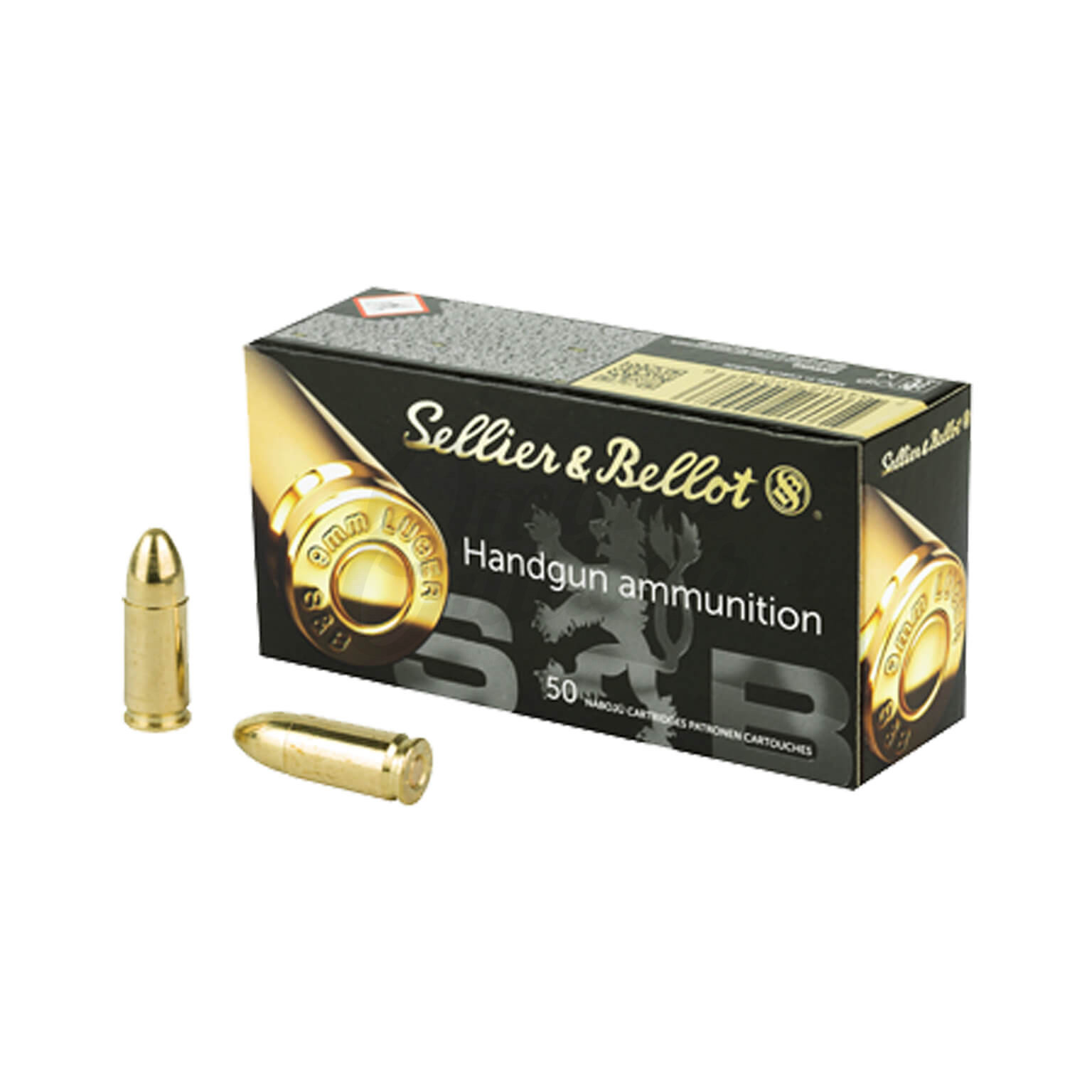 Sellier And Bellot 9mm 115 GR FMJ 50/Box - Omaha Outdoors