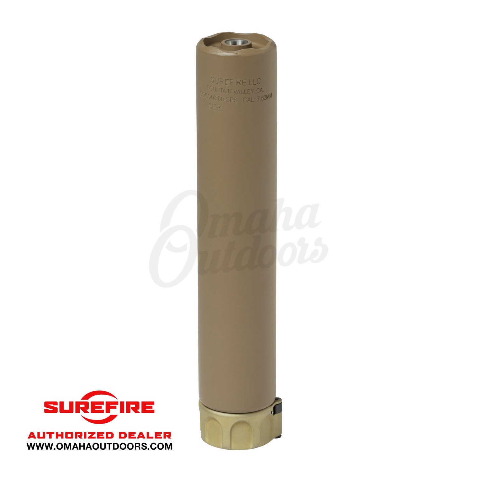 SureFire SOCOM 300 SPS Gen 2 FDE Suppressor - Omaha Outdoors