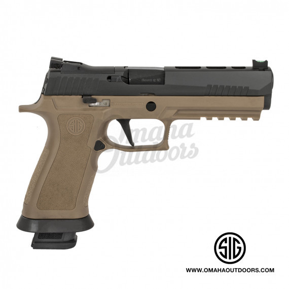 Sig Sauer P320 X-Five Coyote Pistol Black Slide 21 RD 9mm - Omaha Outdoors