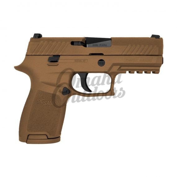 Sig Sauer P320 Compact Full Burnt Bronze Pistol 9mm 15 RD - Omaha Outdoors