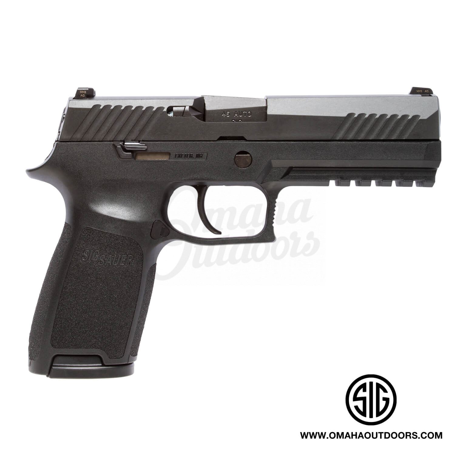 Sig Sauer P320 Full Size Pistol 10 RD 45 ACP Night Sights - Omaha Outdoors