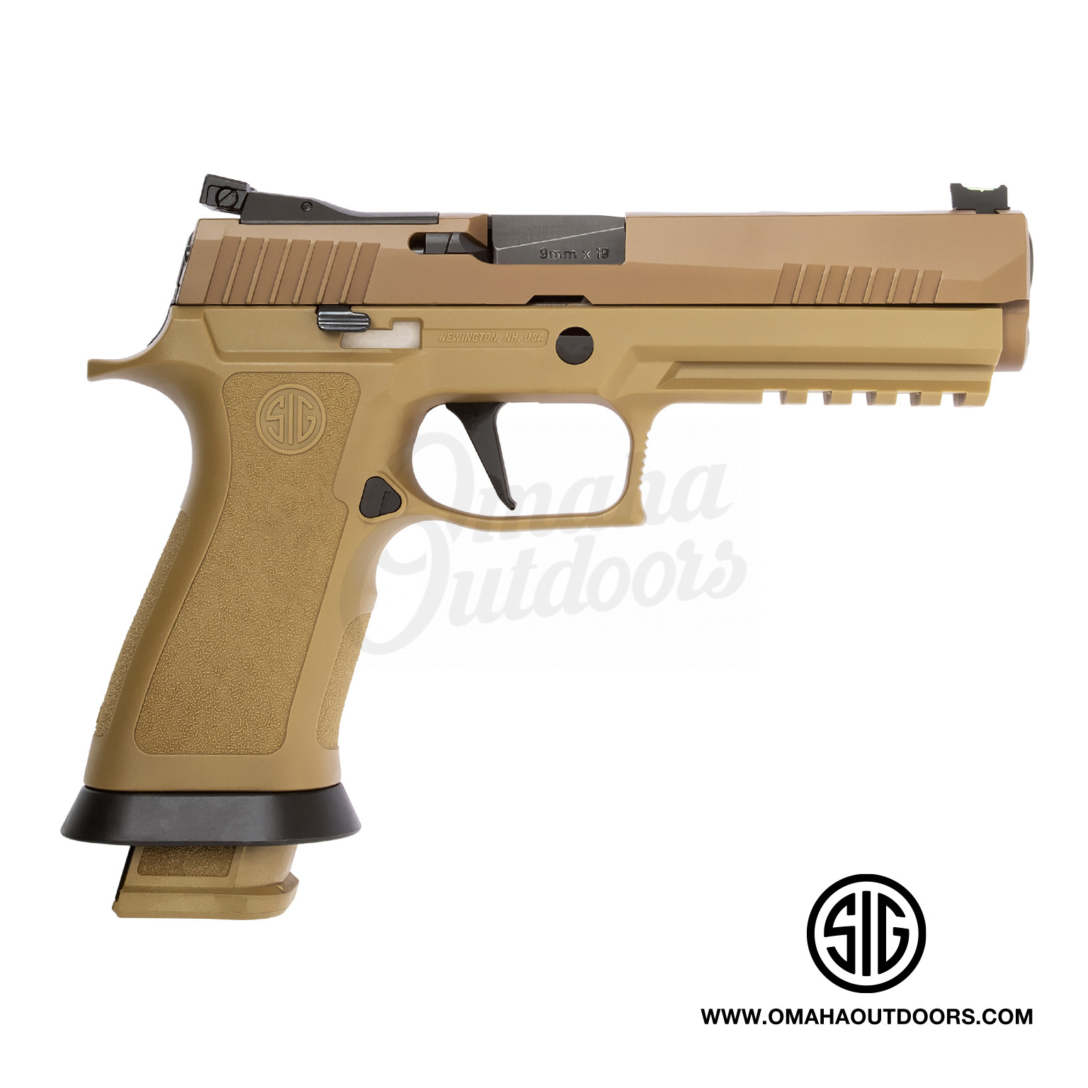 Sig Sauer P320 X-Five Coyote Pistol 21 RD 9mm - Omaha Outdoors