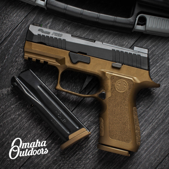 SIG P320 XCompact 15 RD 9mm Burnt Bronze Pistol - Omaha Outdoors