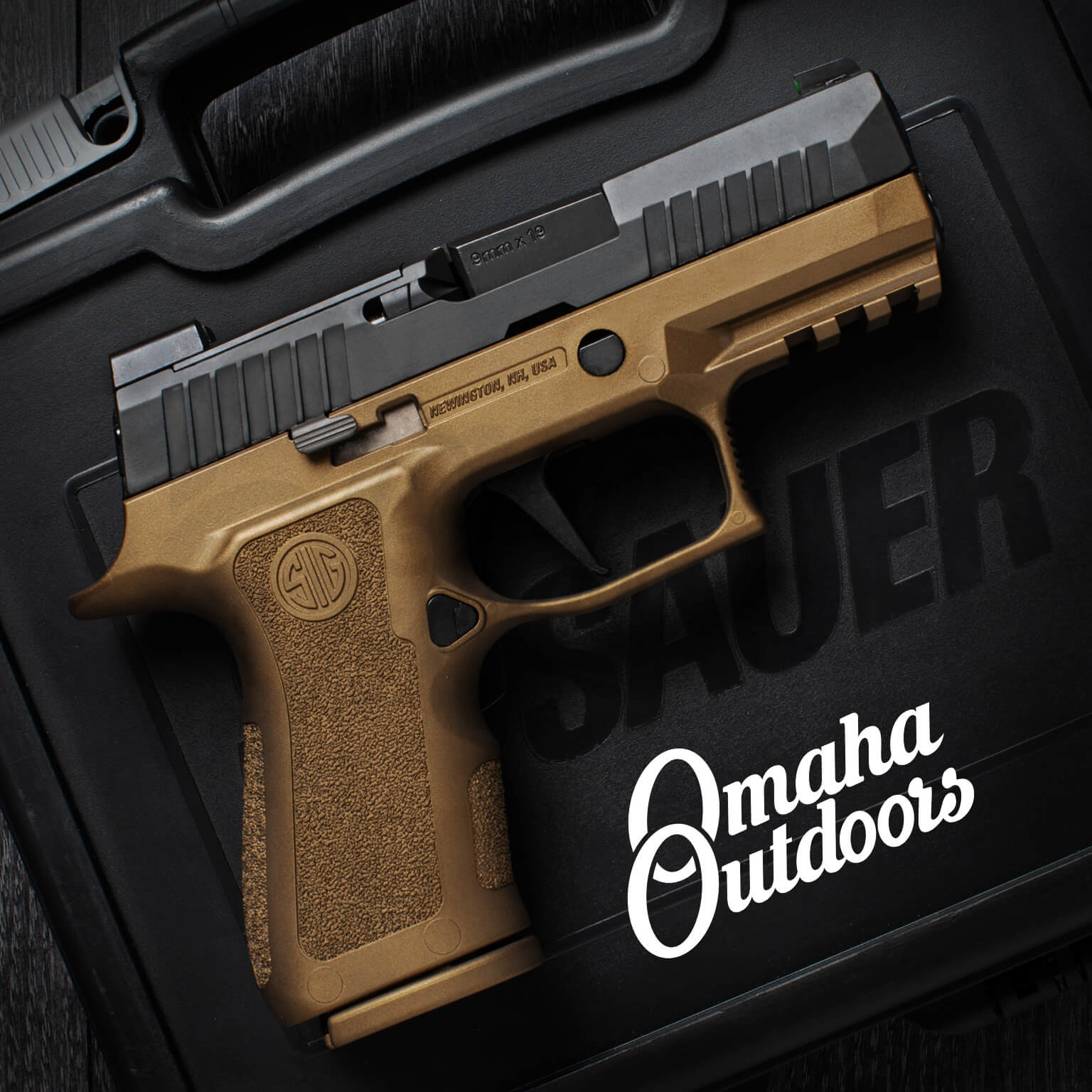 SIG P320 XCompact 15 RD 9mm Burnt Bronze Pistol - Omaha Outdoors