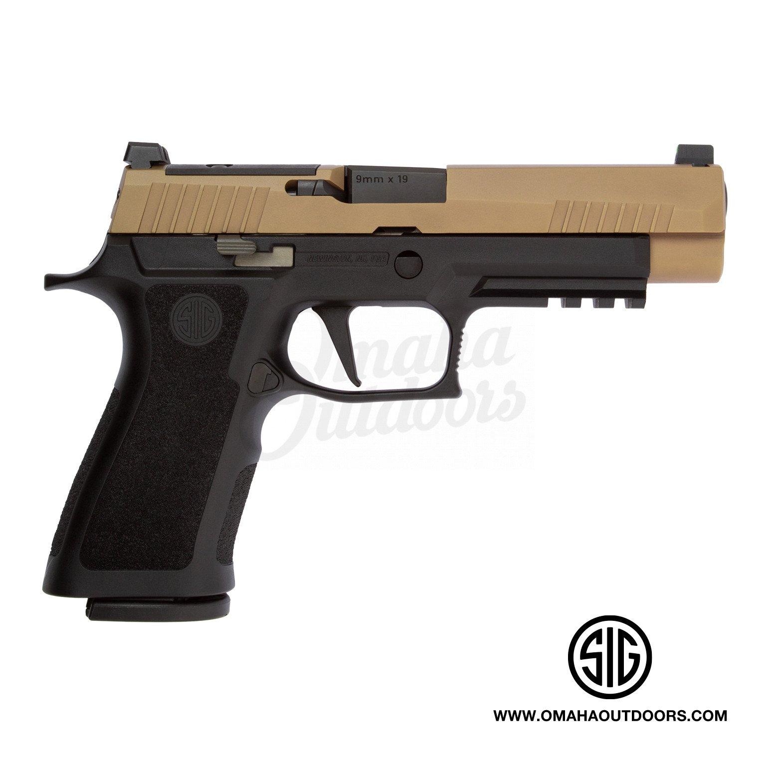 Sig Sauer P320 X Vtac Optic Ready Pistol 17 Rd 9mm Fde Slide Omaha