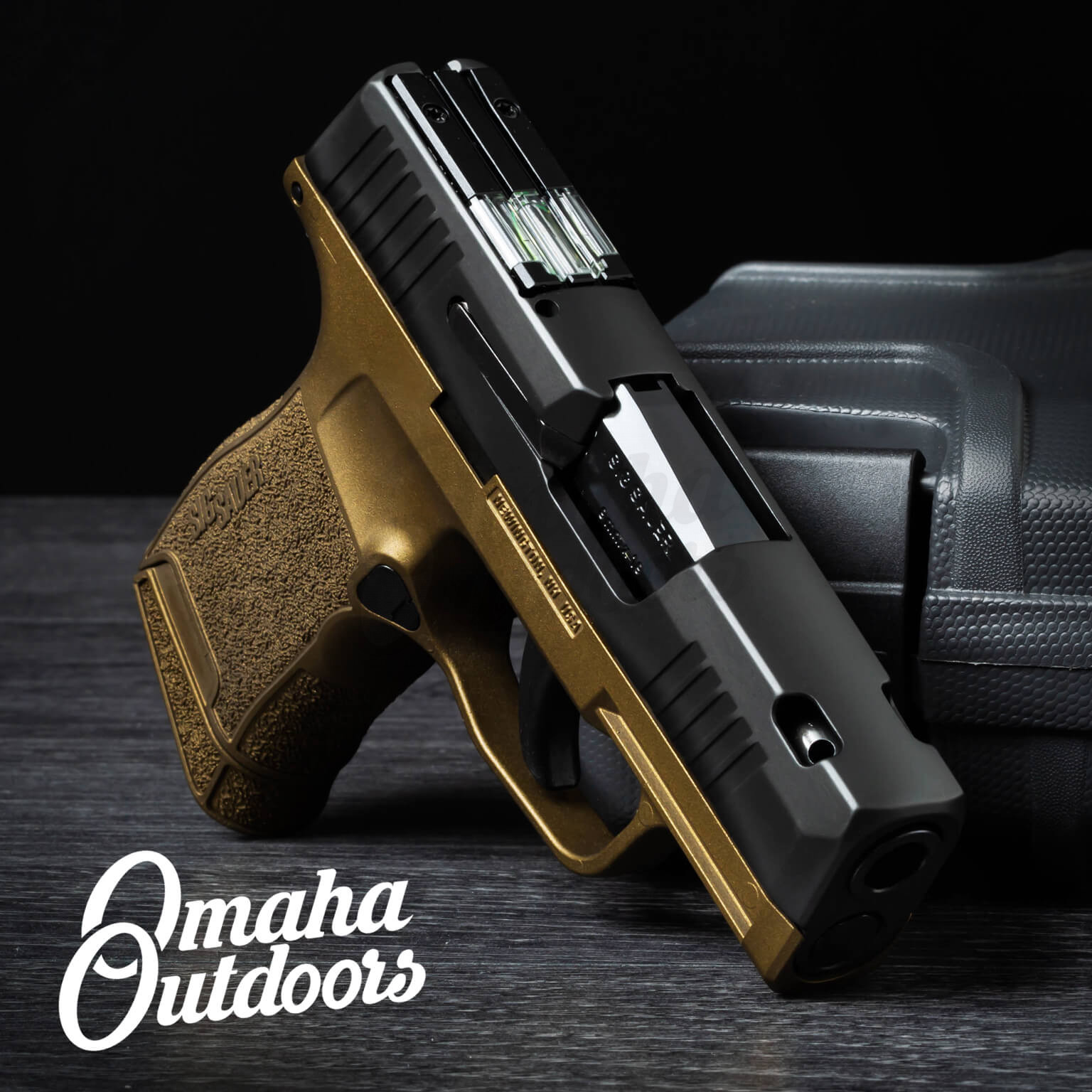 SIG P365 SAS Ported Burnt Bronze - Omaha Outdoors