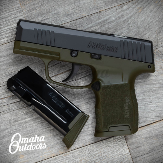 SIG P365 SAS OD Green - Omaha Outdoors