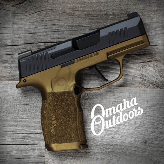 SIG P365X Burnt Bronze Pistol 12 RD 9mm Vuurwapen Magazine Release ...