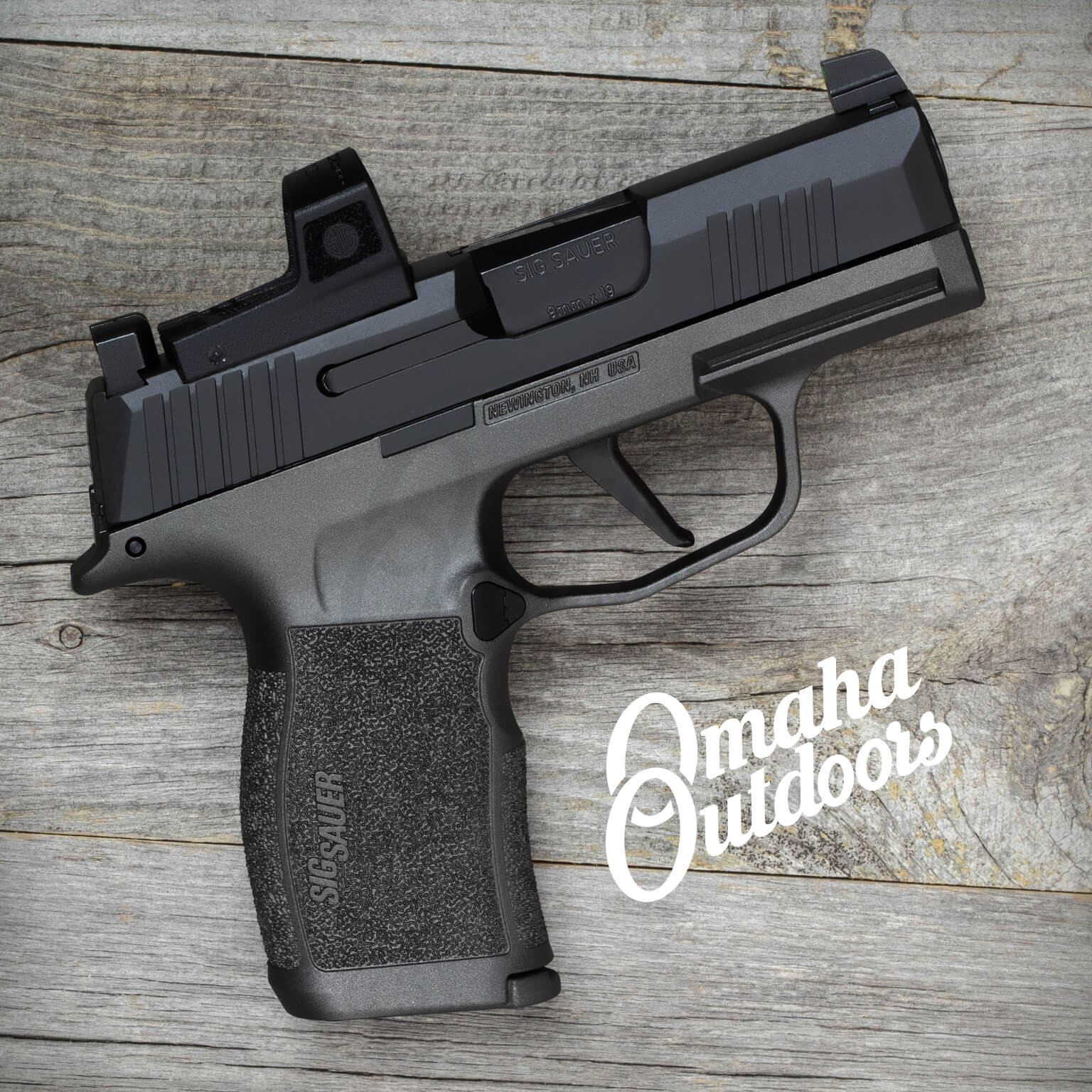 SIG P365X Disruptive Grey Vuurwapen Mag Release Romeo Zero Elite