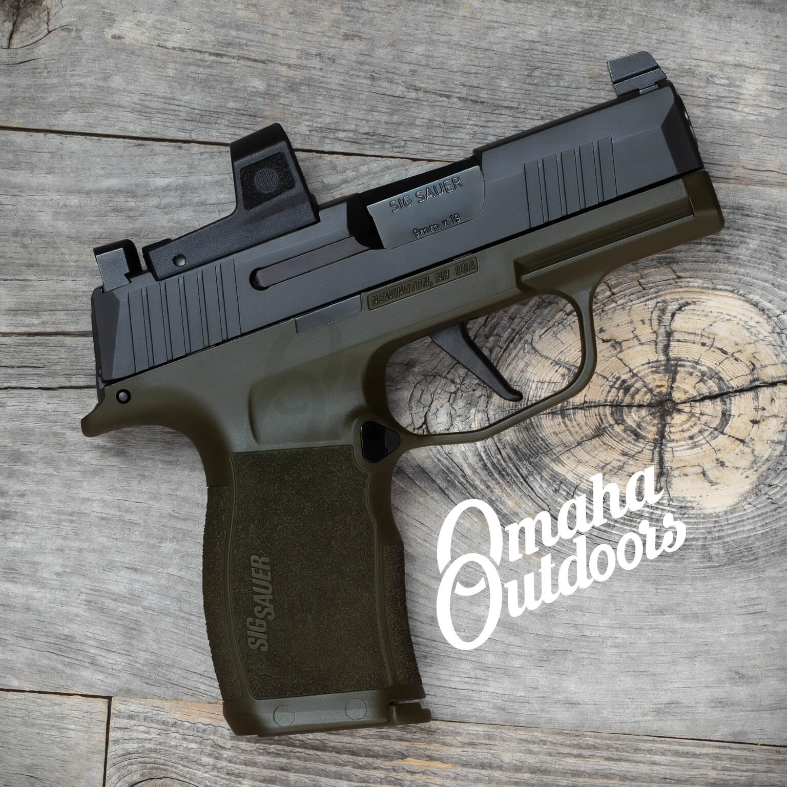 SIG P365X OD Green Vuurwapen Magazine Release Romeo Zero Elite - Omaha ...