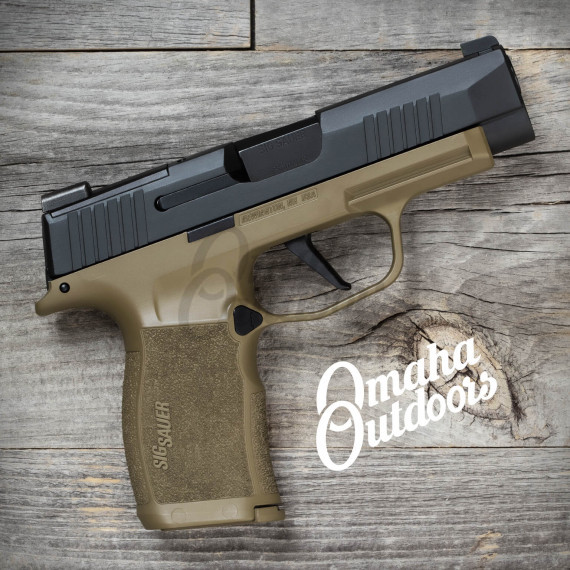 SIG P365 XL FDE Pistol 12 RD Vuurwapen Magazine Release - Omaha Outdoors