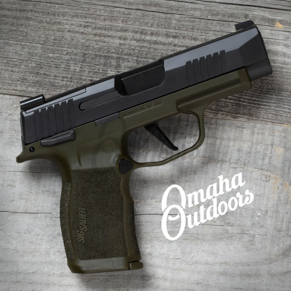 SIG P365 XL OD Green Manual Safety Vuurwapen Magazine Release - Omaha ...