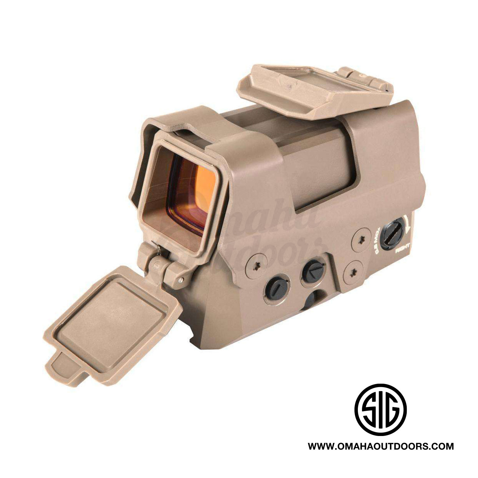 Sig Sauer ROMEO8T FDE Tube Red Dot Sight 2 MOA Reticle - Omaha Outdoors