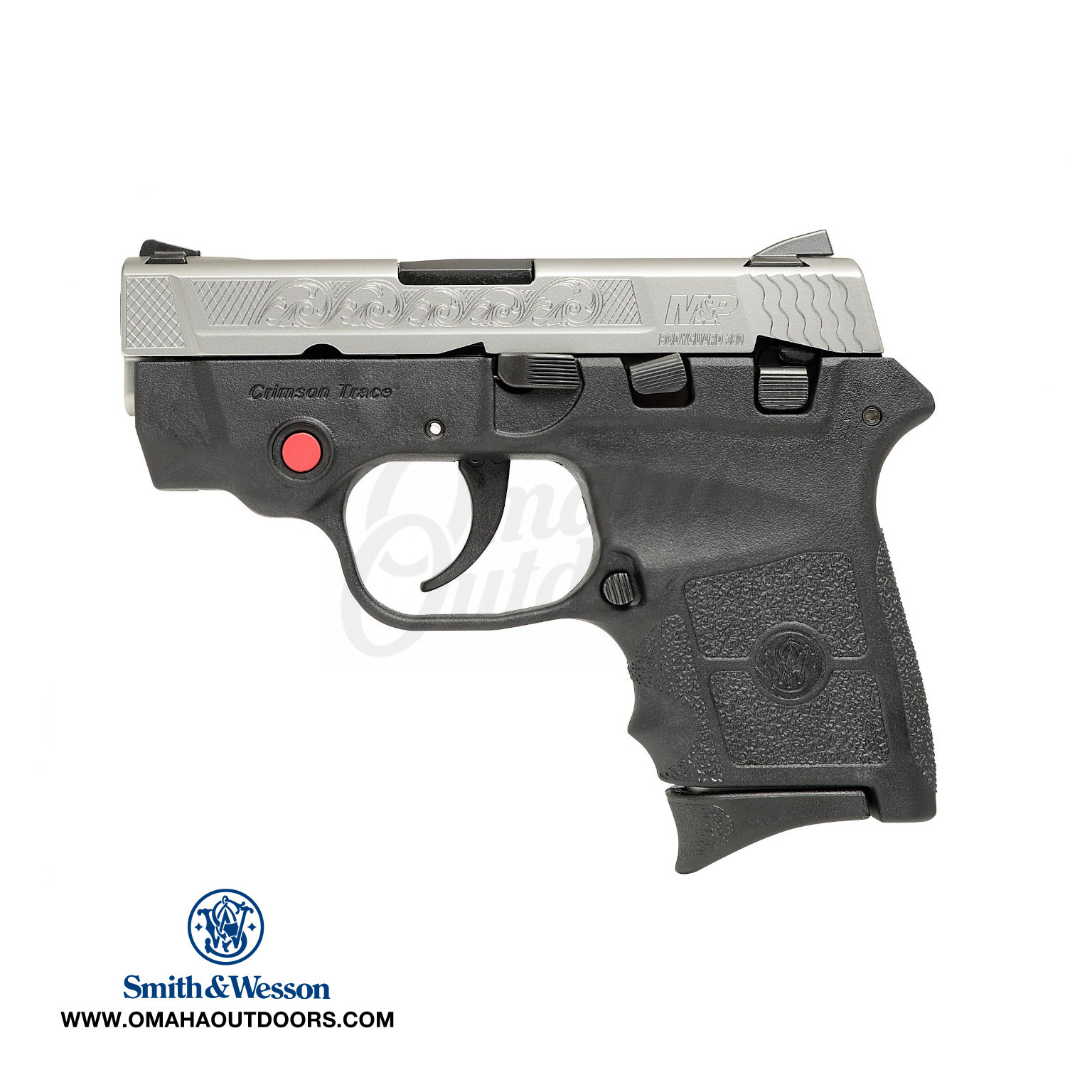 Smith and Wesson M&P Bodyguard 380 Engraved Pistol 6 RD TS 380 ACP ...