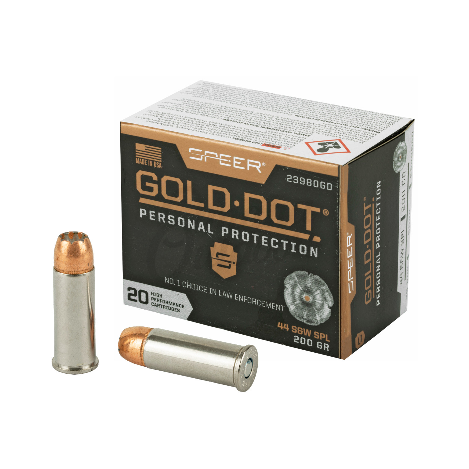 Speer Gold Dot 44 Special Ammo 200 Grain HP 20 Round Box - Omaha Outdoors