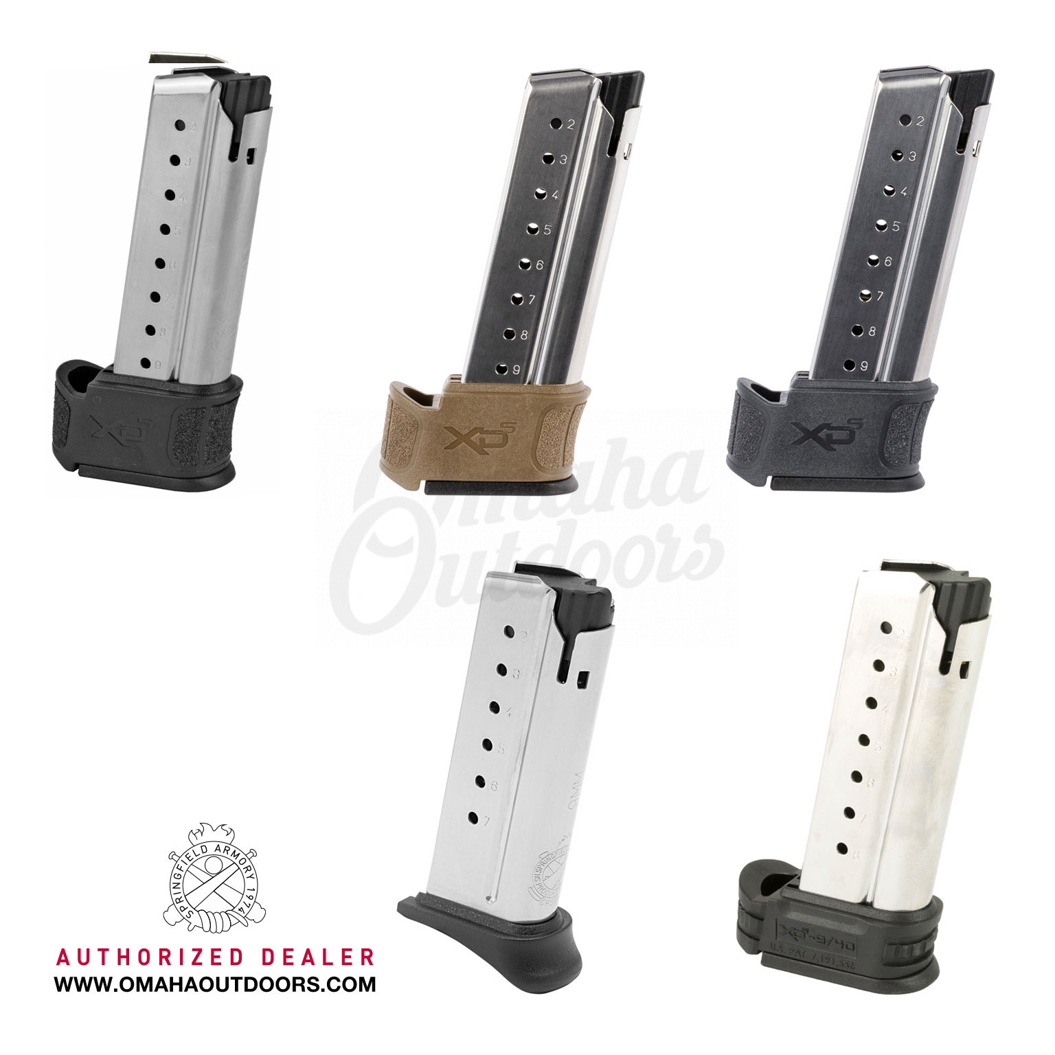 Springfield Armory XDS Mod2 FDE 9mm 9 Round Magazine for sale online