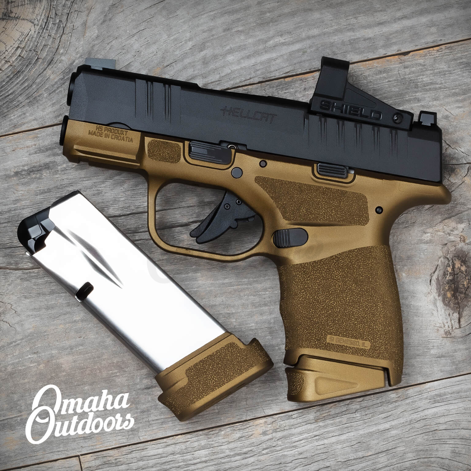 Springfield Hellcat OSP Burnt Bronze SMSc - Omaha Outdoors