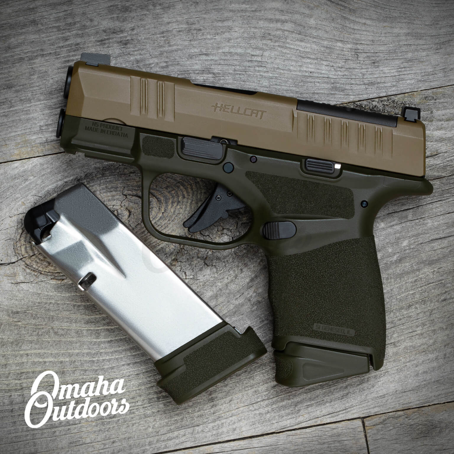 Springfield Hellcat OSP OD Green / FDE - Omaha Outdoors