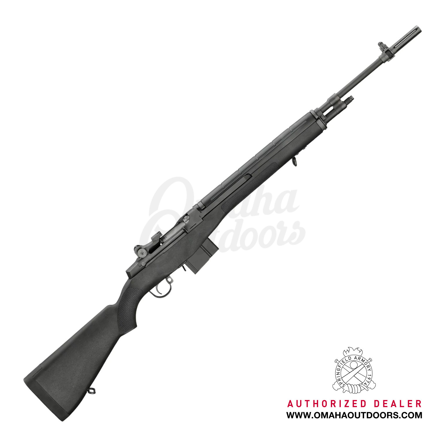 Springfield M1A Standard 308 With Black Composite Stock - Omaha Outdoors