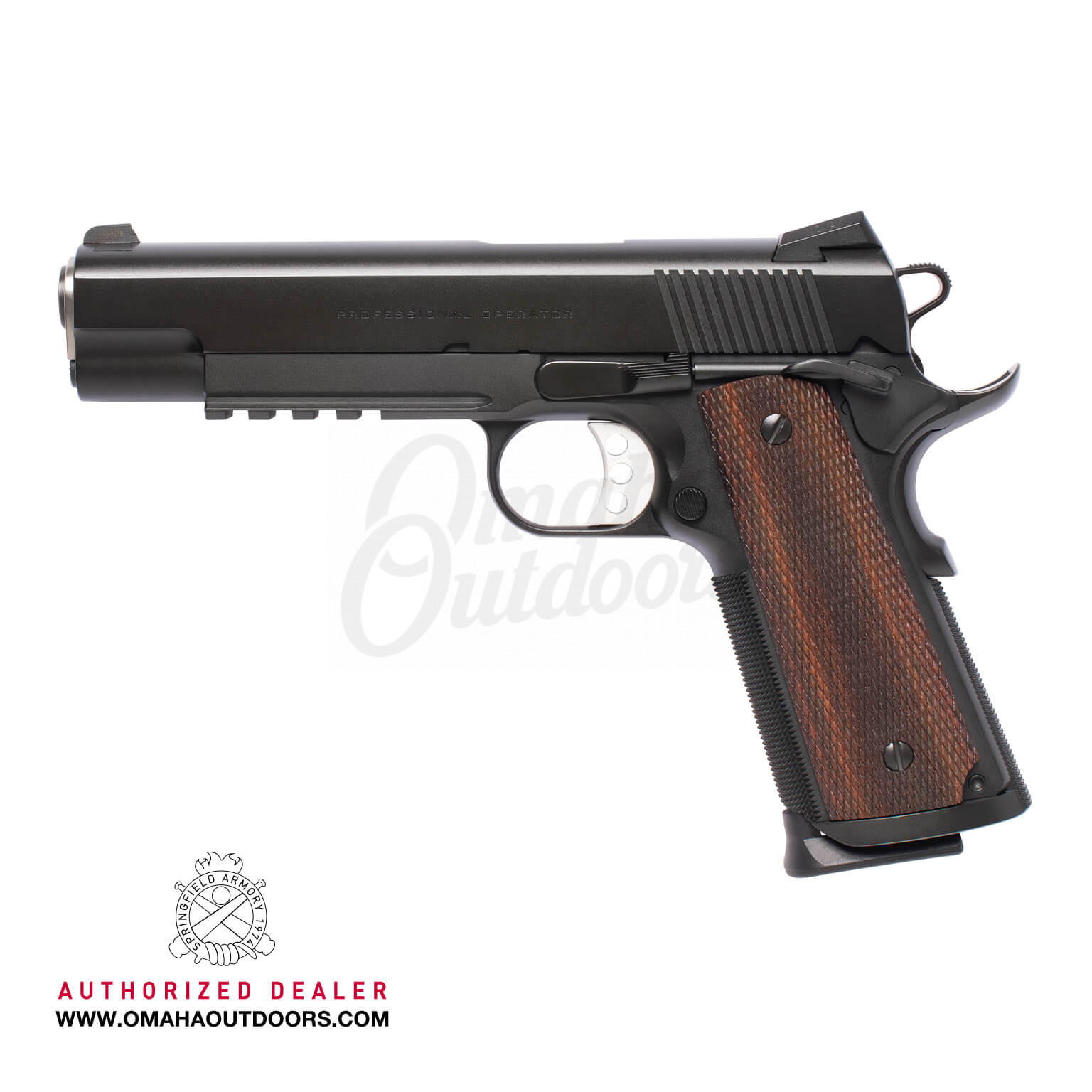 Springfield Custom Professional 1911 Operator Light Rail V2 Markings 10 ...