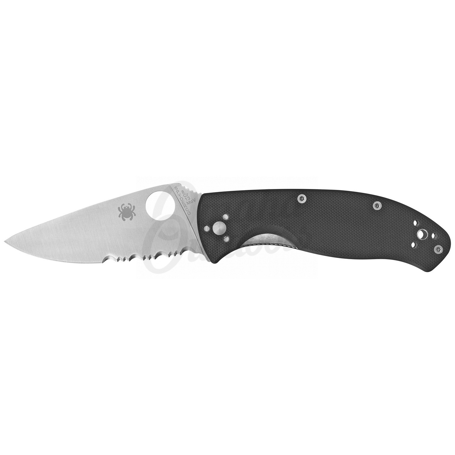 716104008629 Spyderco Tenacious G10 Combo Edge - Omaha Outdoors