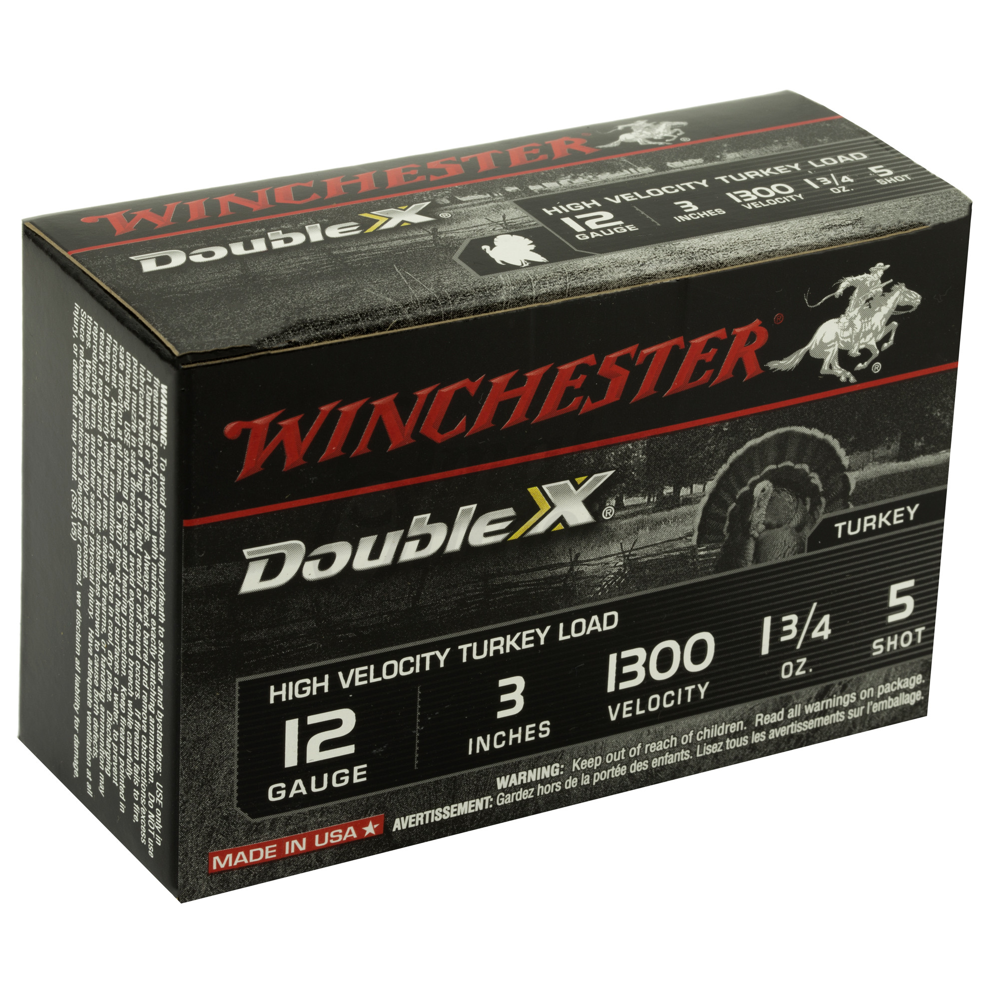 020892011212 Winchester Double X Hi-Velocity Ammo 12 Gauge 3
