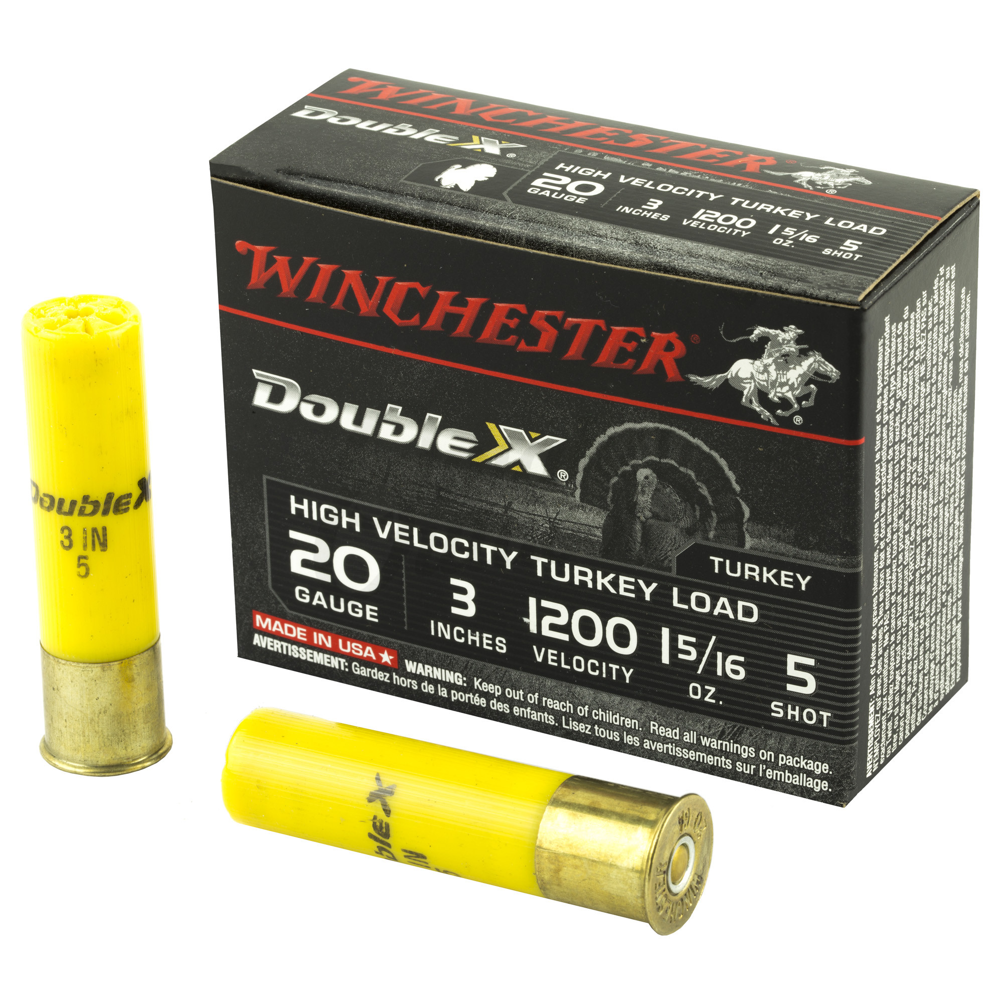 Winchester Double X Turkey 20 Gauge 3 Inch 5 Shot - Omaha Outdoors