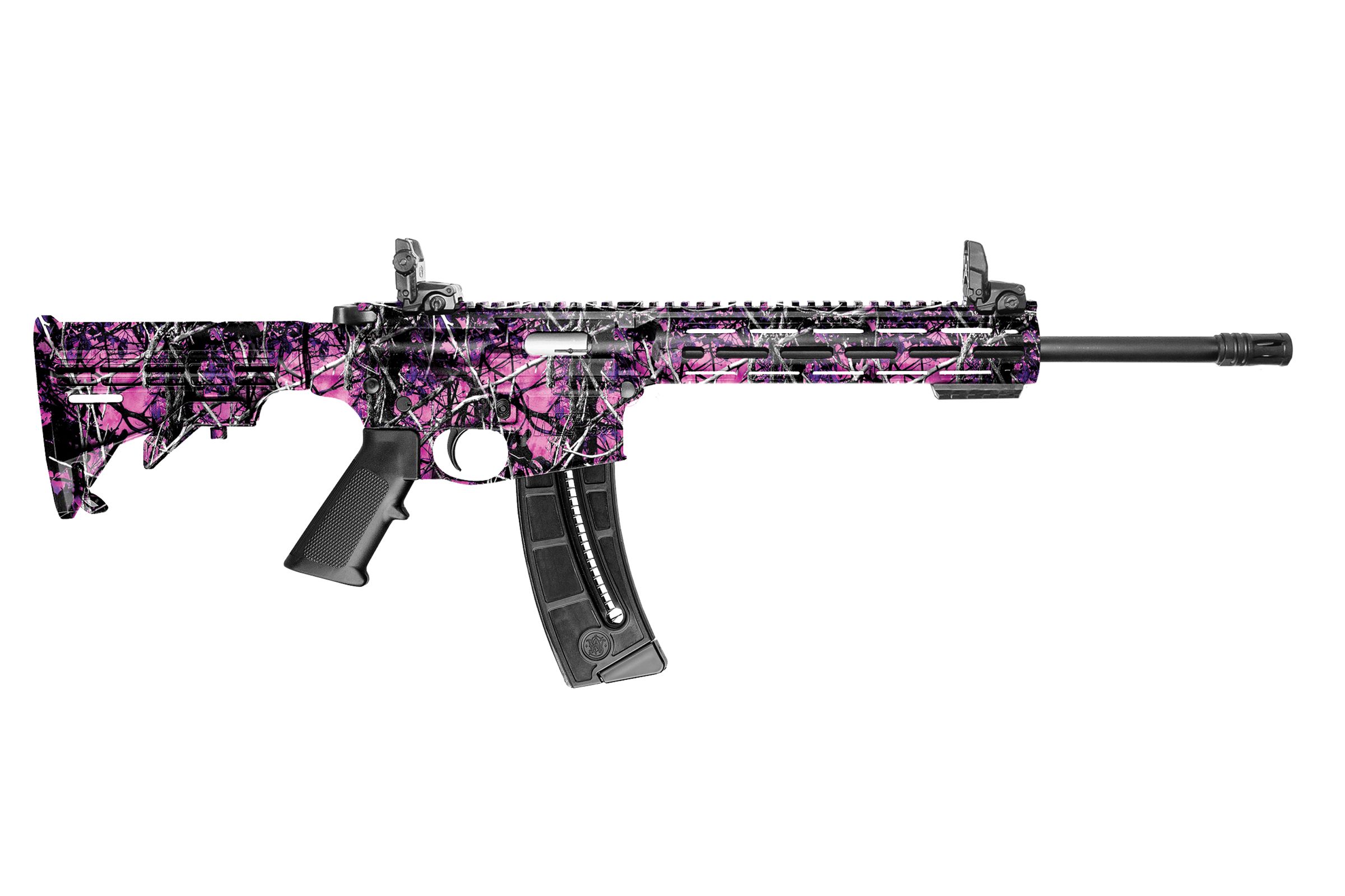 Pink Camo 243 Rifle