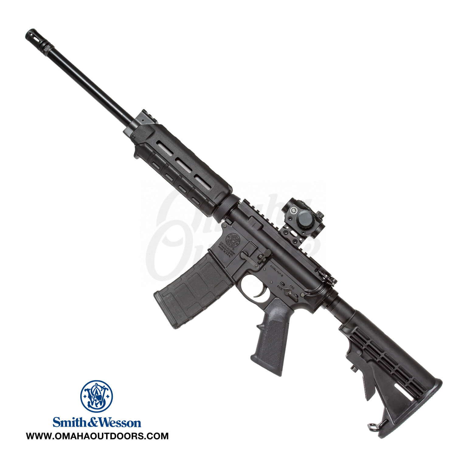 Smith And Wesson Mandp 15 Sport Ii Or 30 Rd 556 16 Rifle Crimson Trace Optic Omaha Outdoors 8661