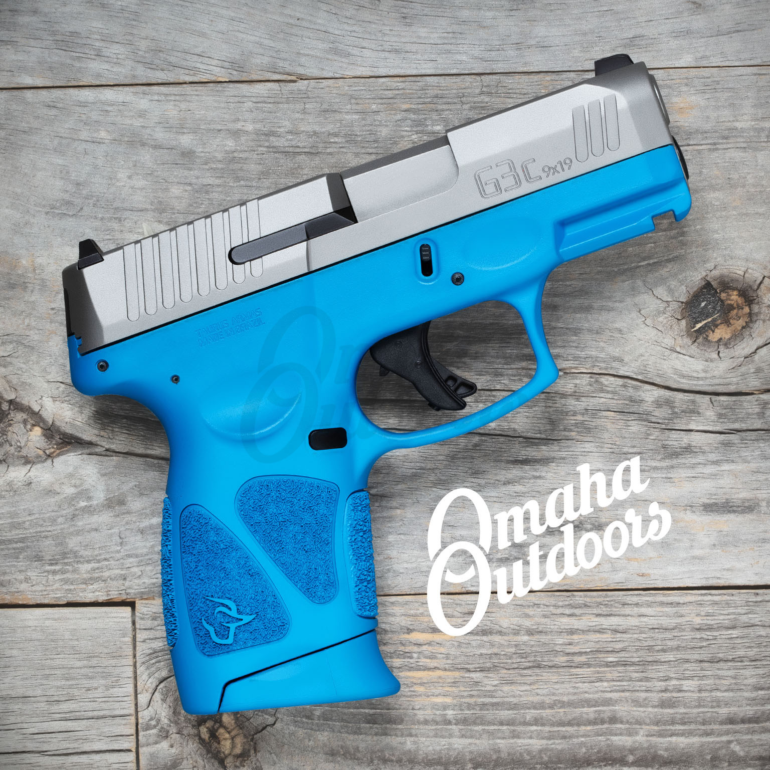 Taurus G3c Miami Blue Stainless Omaha Outdoors 0122