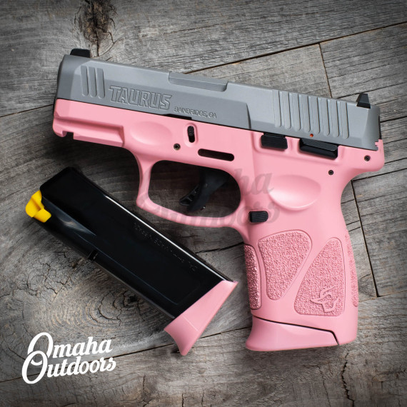 Taurus G3c Victoria Pink Pistol 12 Round Stainless Slide In Stock 6929