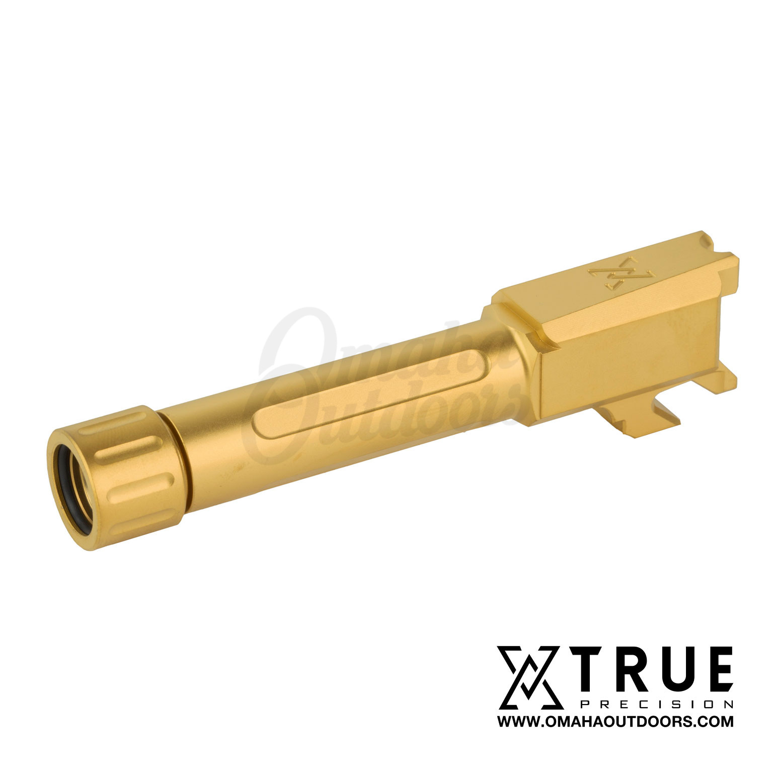 True Precision Hellcat Threaded Barrel Gold TiN - Omaha Outdoors